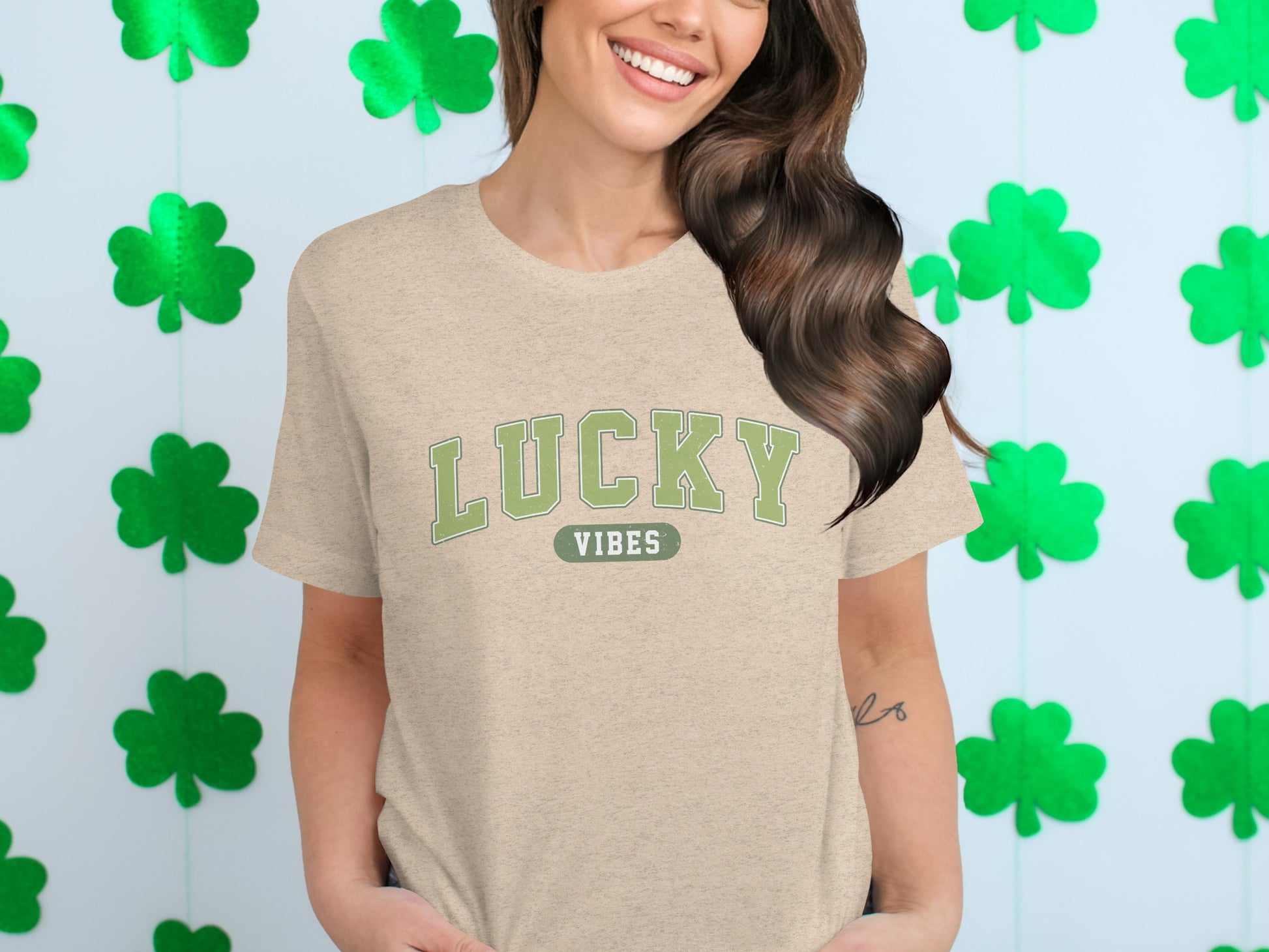 Lucky Vibes St. Patrick's Day T-shirt Celebrate