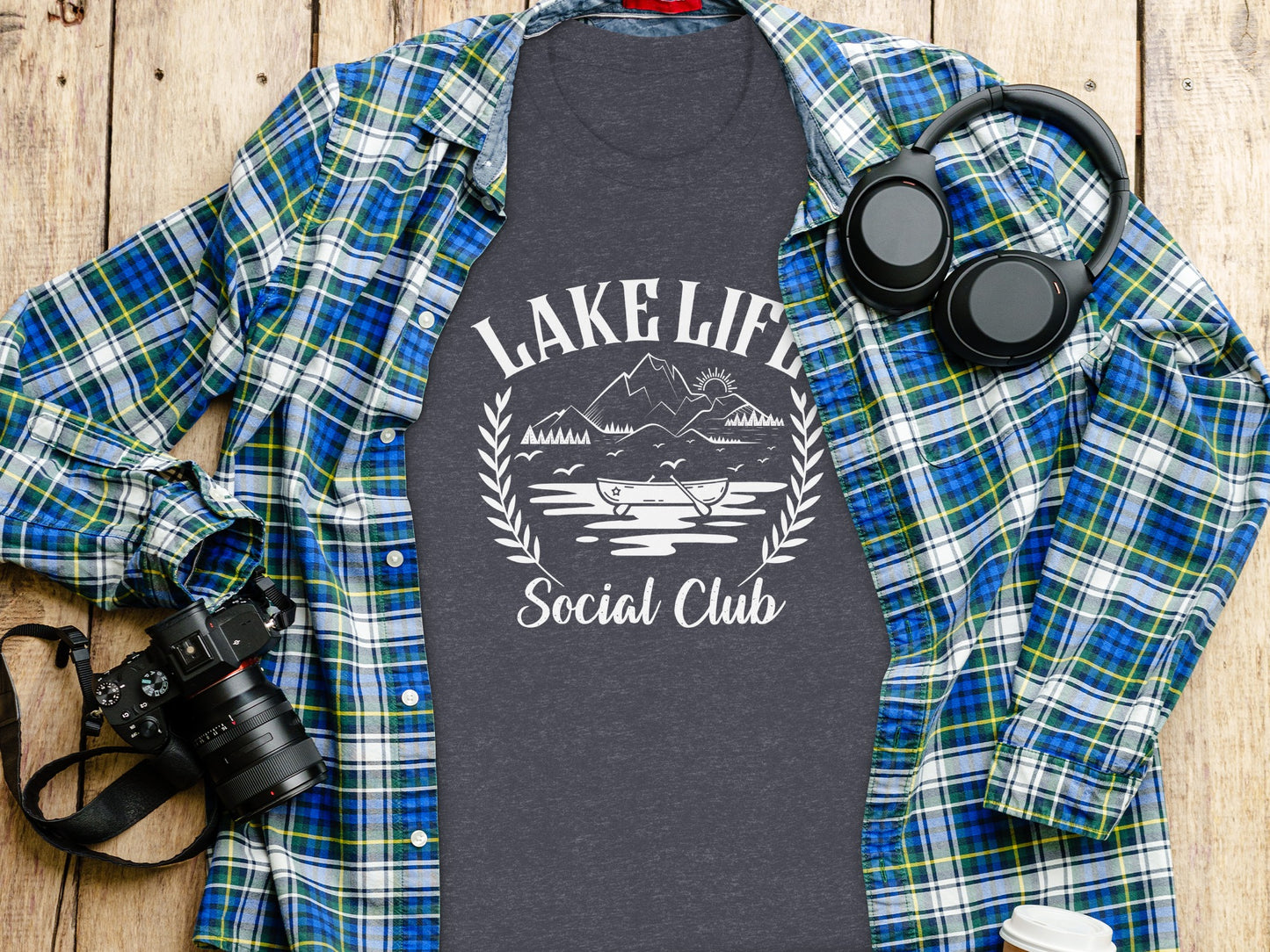 Lake Life Social Club Boating Outdoor Activity T-Shirt T-Shirt - Outdoor & Adventure Collection - Mile Marker 16 Gear by Cloud 16 Clothing Co.