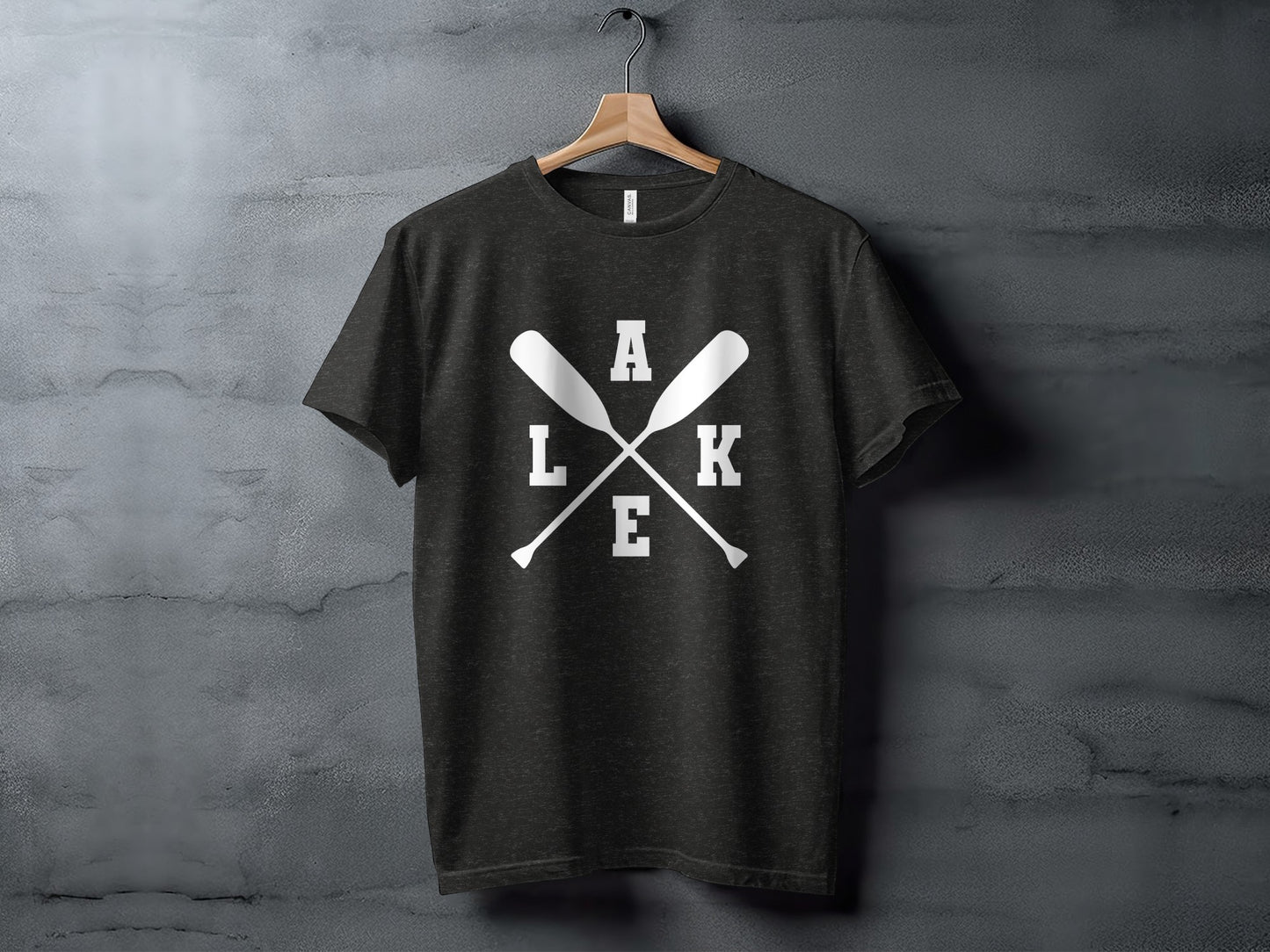 A Lake With Paddle Outdoors Adventure Summer Vacation T-Shirt T-Shirt - Outdoor & Adventure Collection - Mile Marker 16 Gear by Cloud 16 Clothing Co.