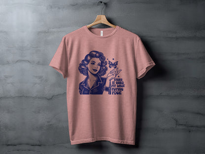There Goes My Last Flying F*** Graphic Tee Shirt