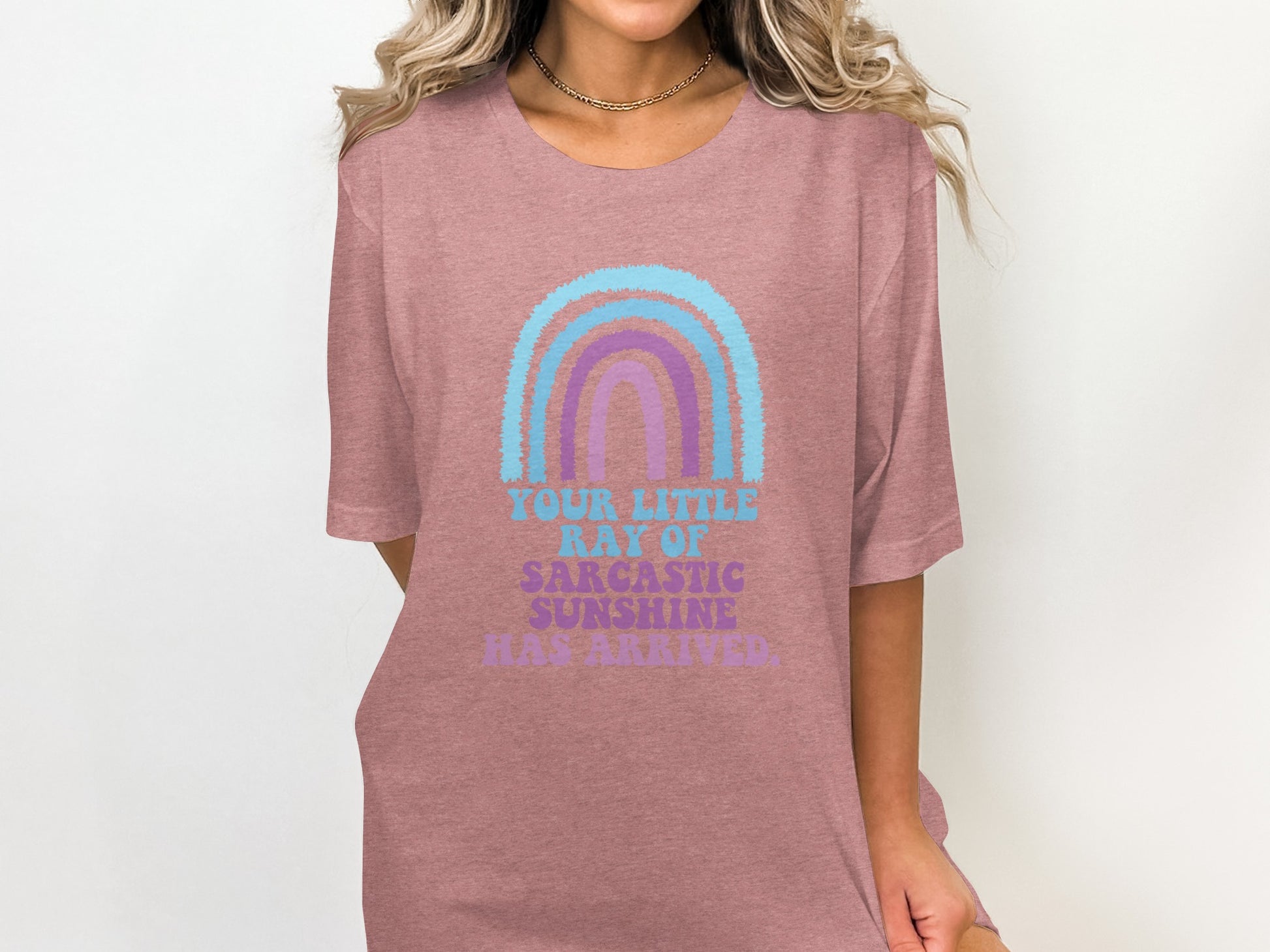 Sarcastic Sunshine Graphic Print T-shirt Fun Wear
