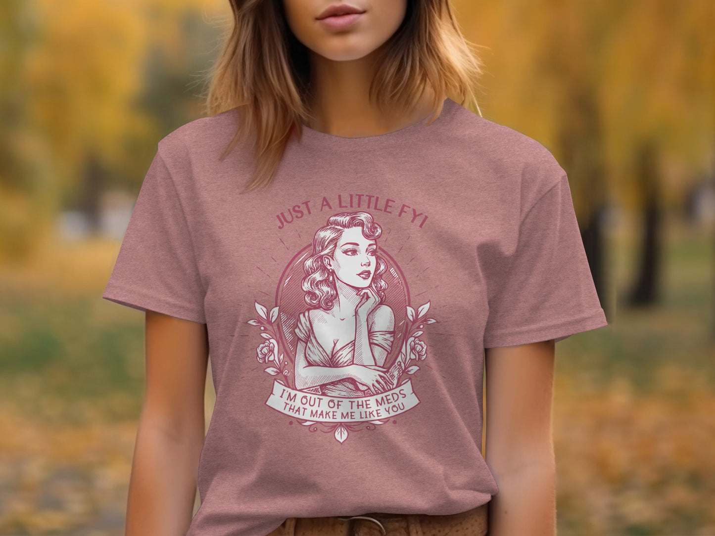 Just A Little FYI Graphic Statement Tee