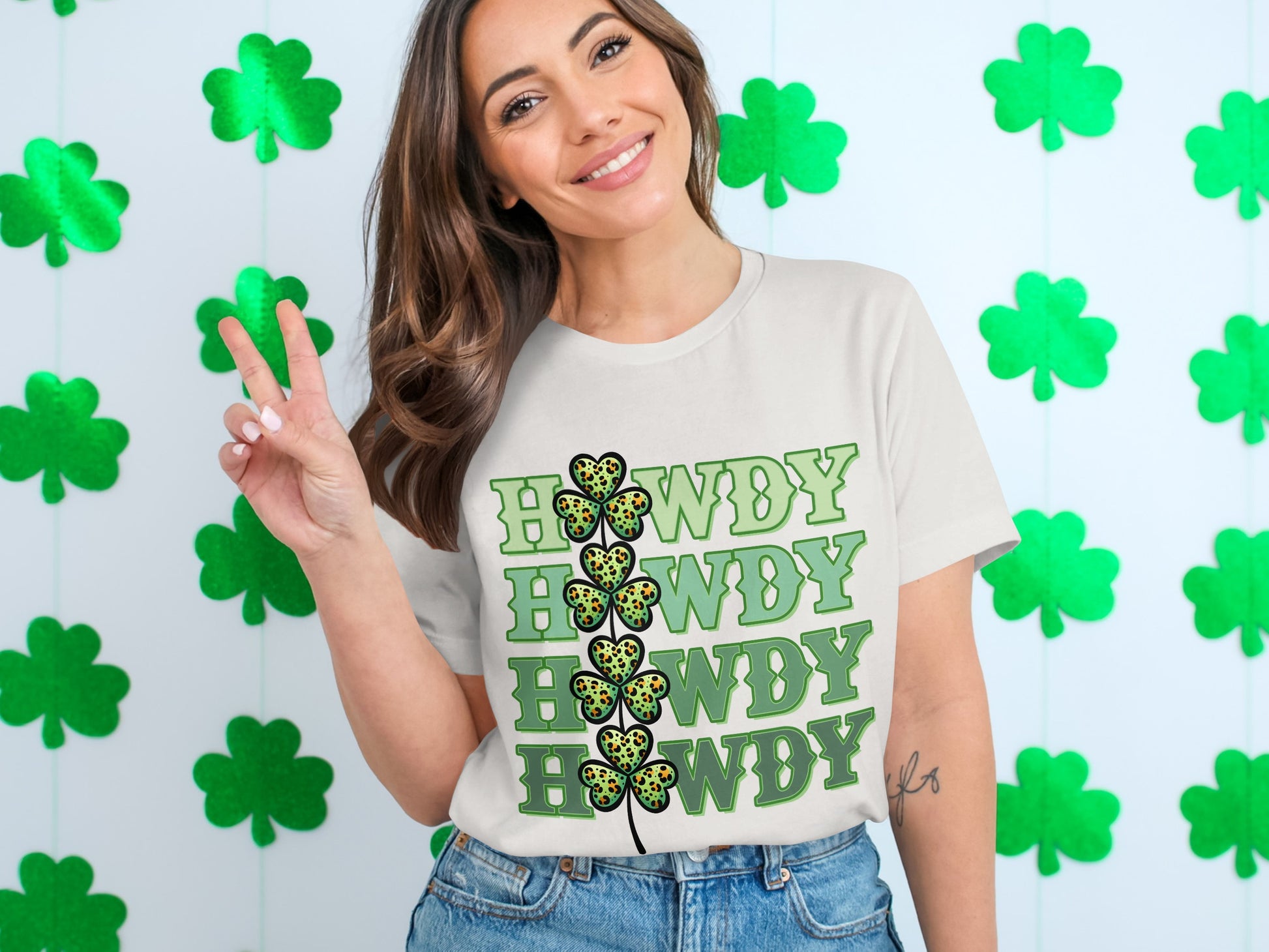 Howdy Shamrock Themed Shirt for St. Patrick's Day