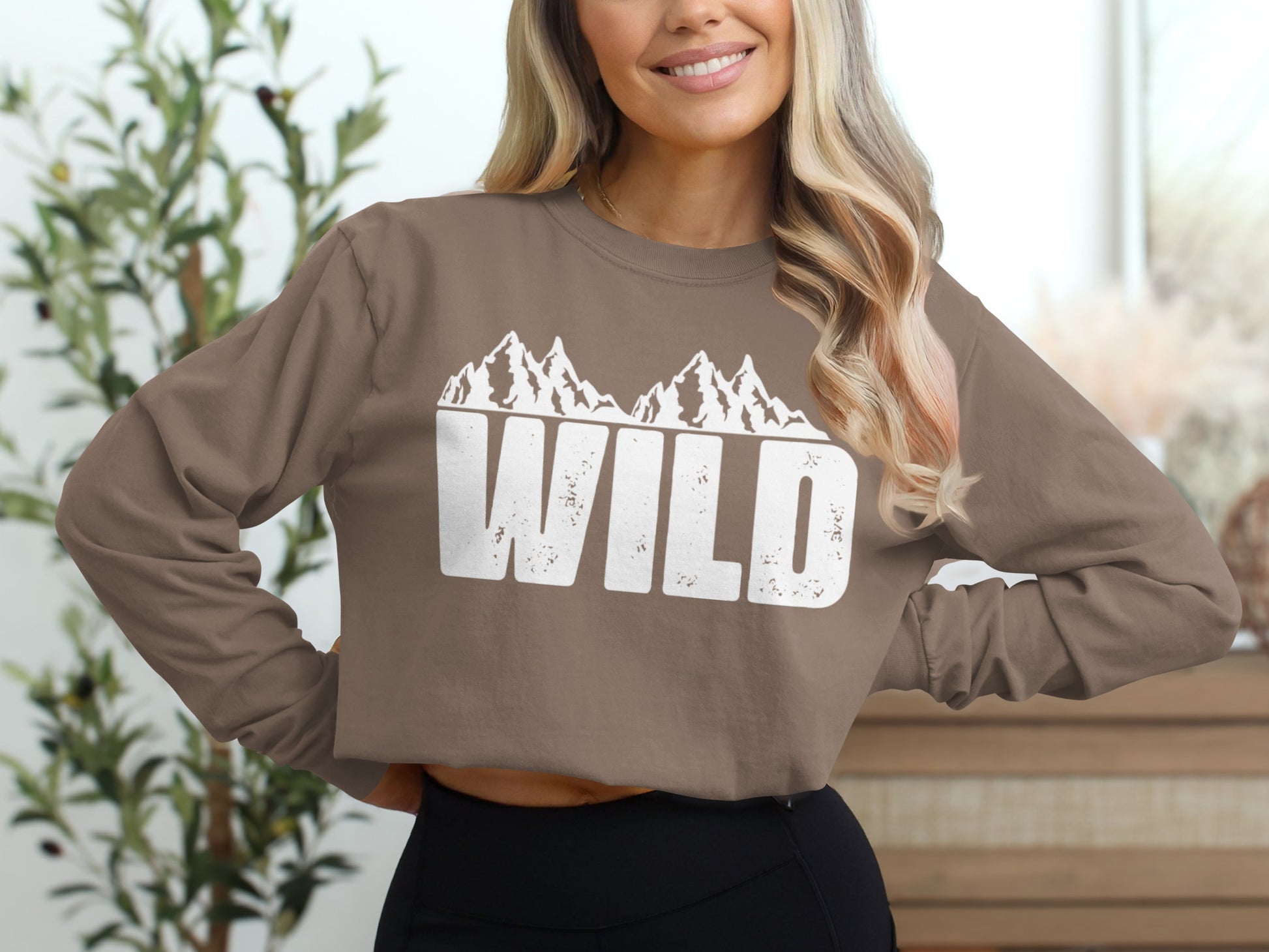 Wild Mountain Graphic Long Sleeve Top product