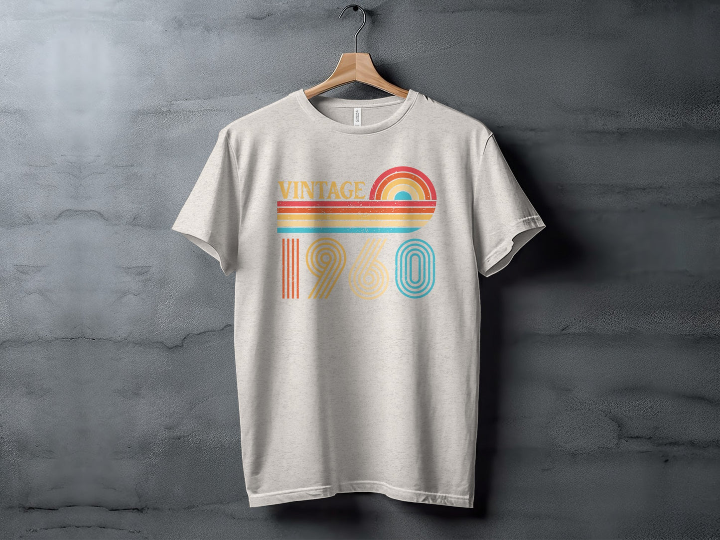 Vintage 1960 Graphic Design Unisex T-shirt Product