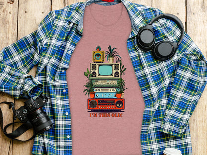 I'm This Old Retro Electronics Graphic Tee