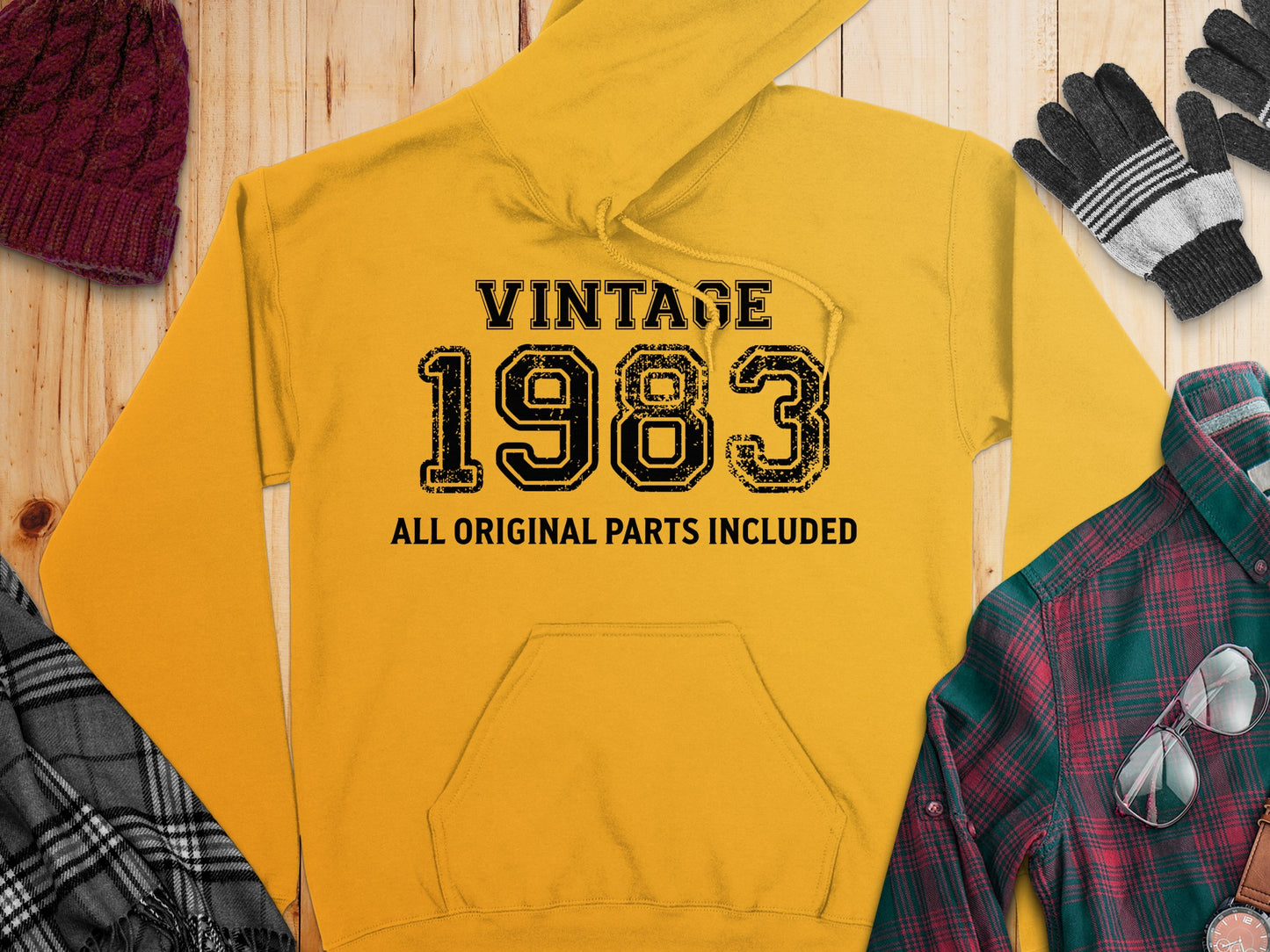 Vintage 1983 All Original Parts Included Hoodie