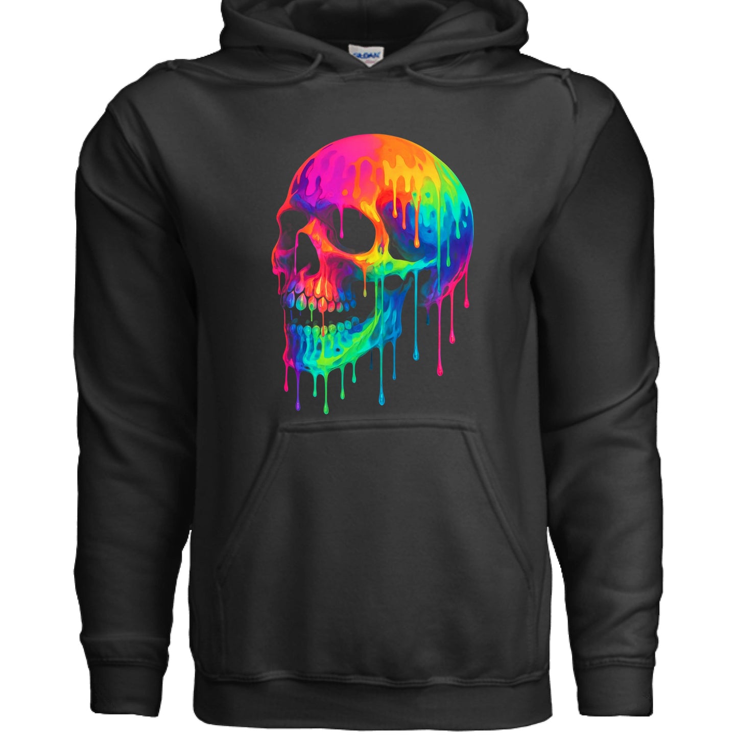 BLACK Front Print Only - FRONT