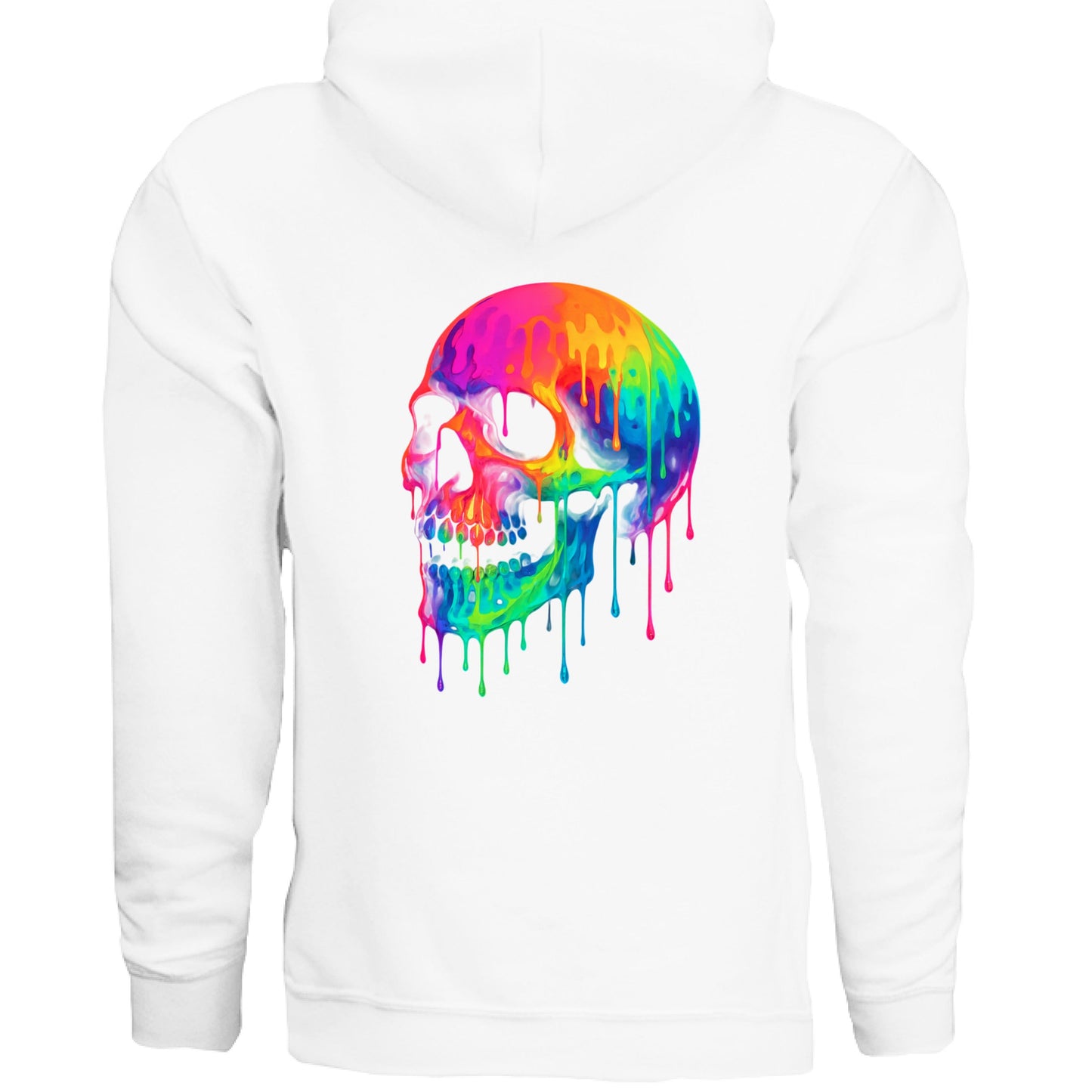 WHITE Front/Back Print - BACK