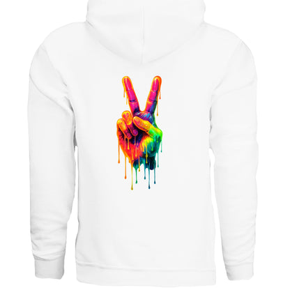 WHITE Front/Back Print - BACK