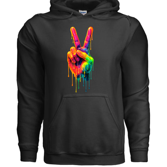 BLACK Front Print Only - FRONT