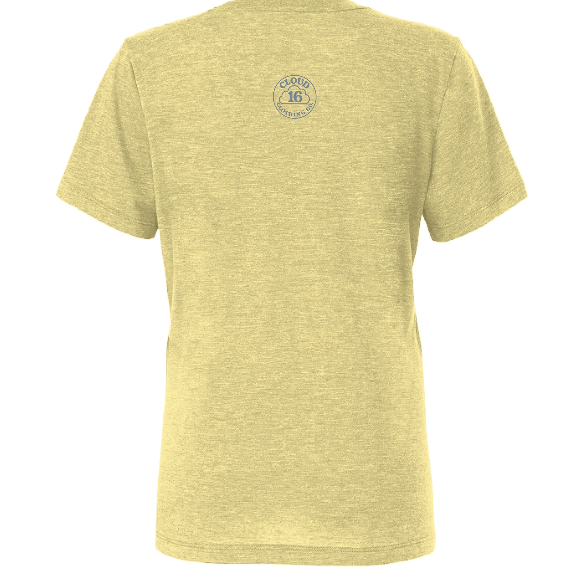 Pale Yellow Triblend - BACK
