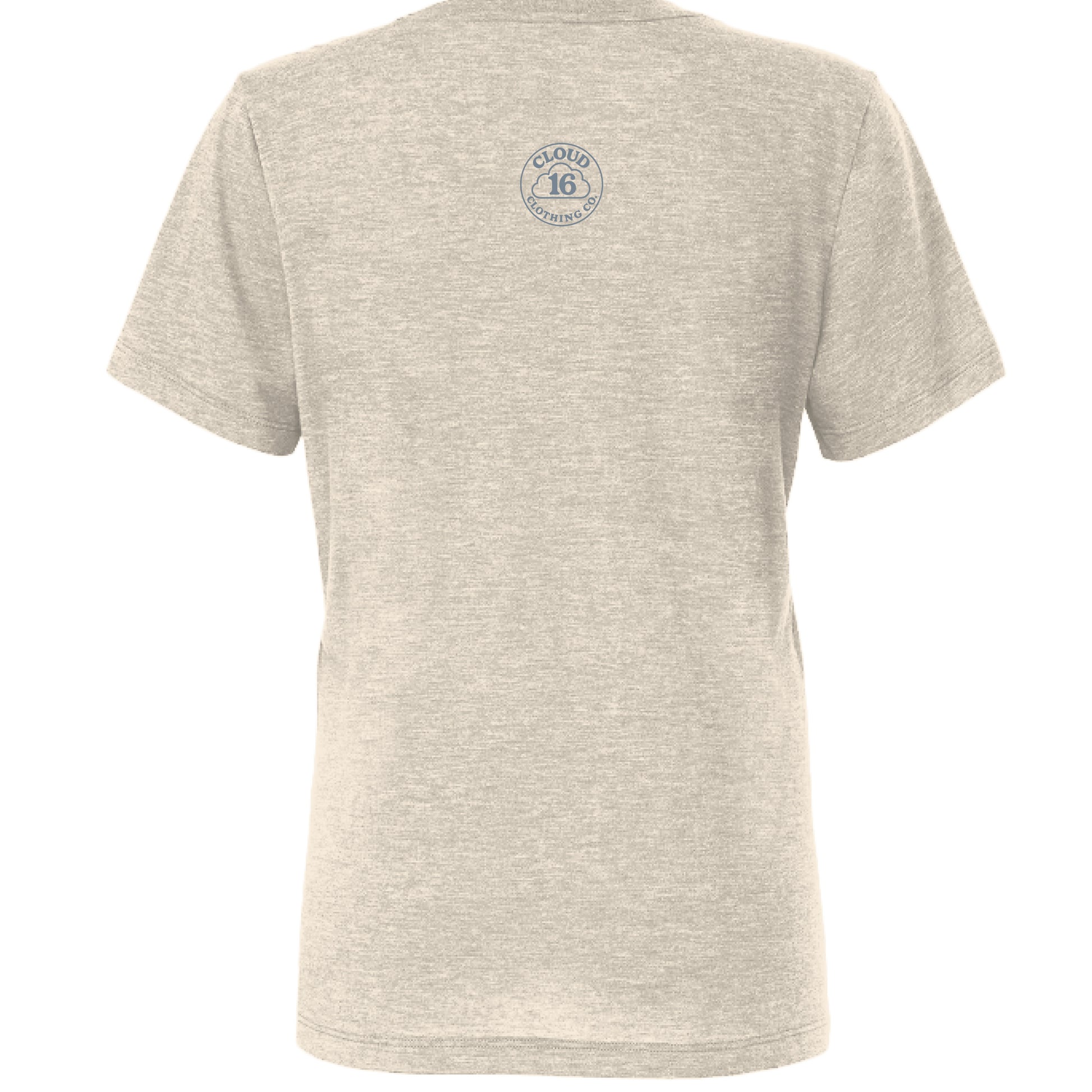 Solid Natural Triblend - BACK