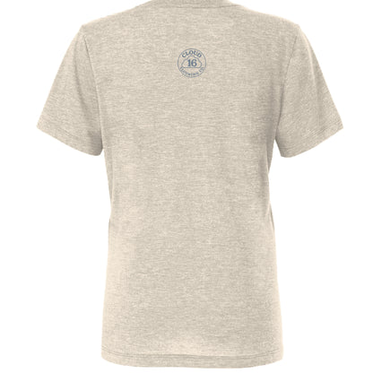 Solid Natural Triblend - BACK