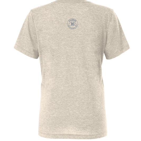 Solid Natural Triblend - BACK