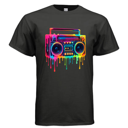 BLACK Front Print Only - FRONT