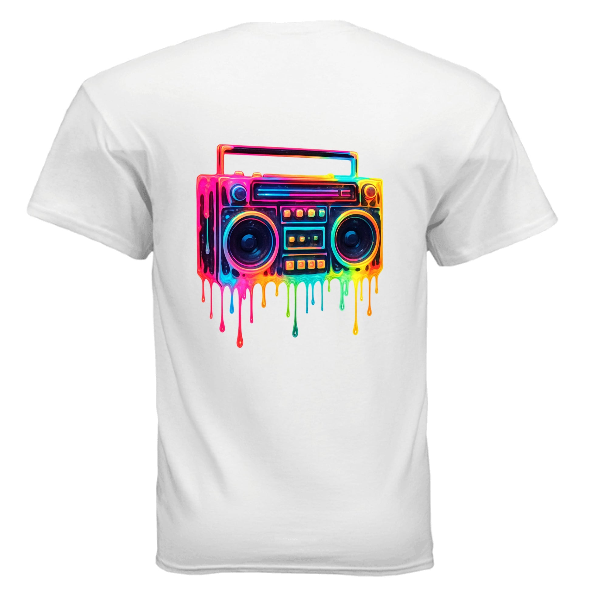 WHITE Front/Back Print  - BACK