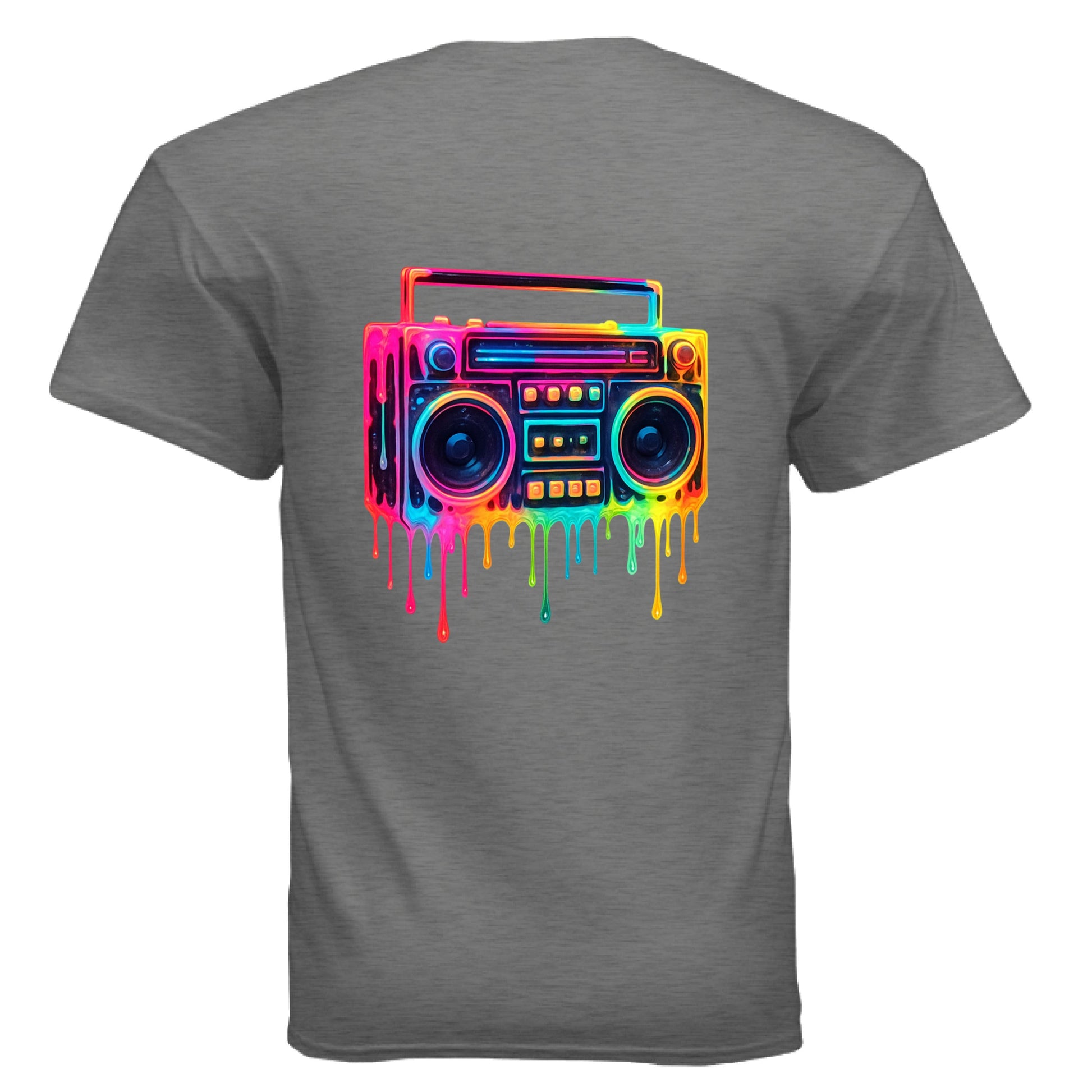 GRAPHITE HEATHER Front/Back Print - BACK