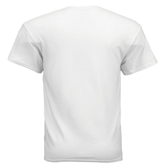 WHITE Front Print Only - BACK