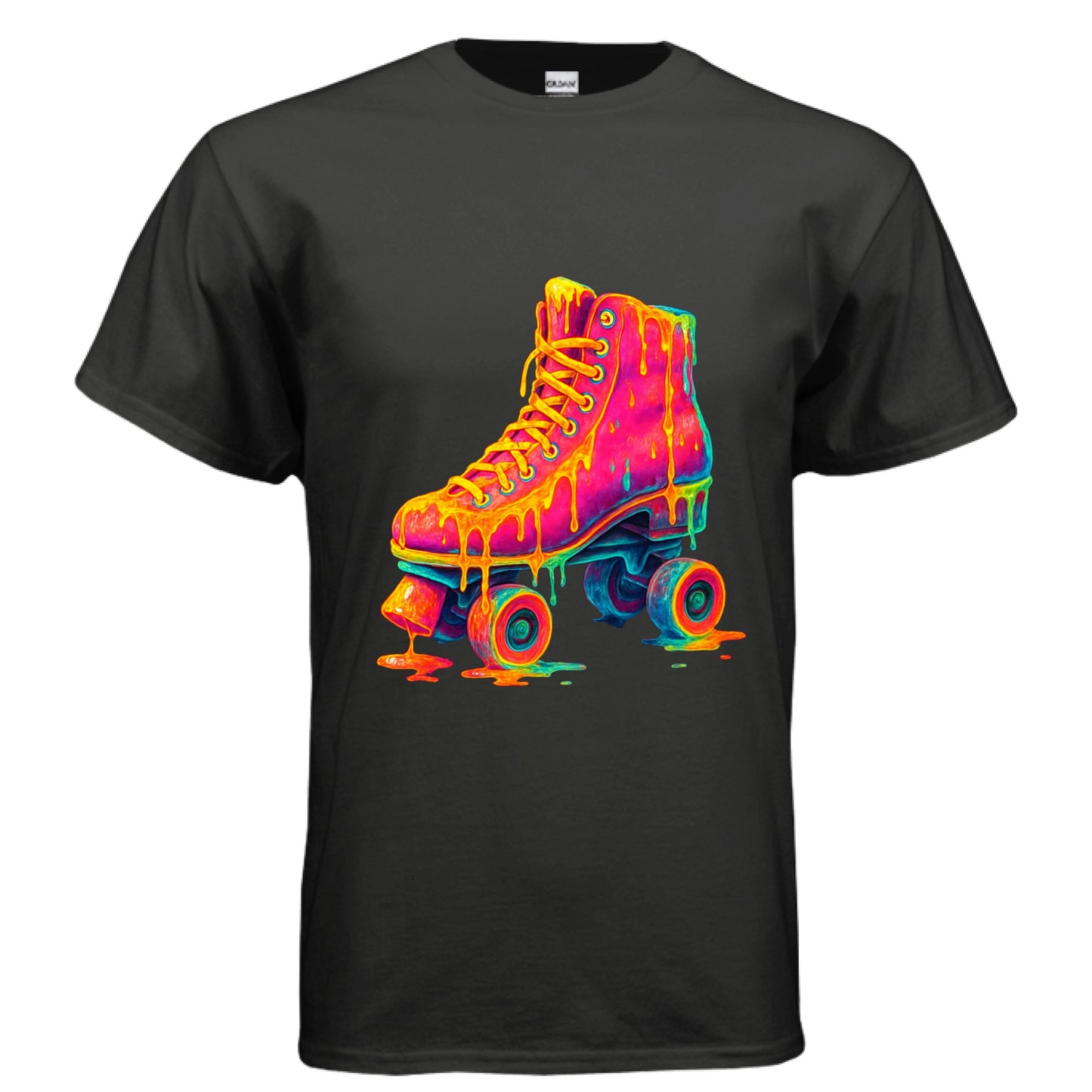 BLACK Front Print Only - FRONT
