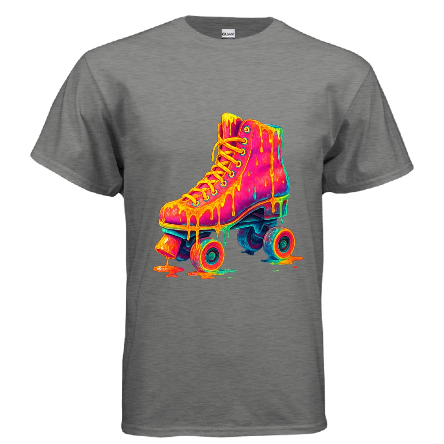 GRAPHITE HEATHER Front Print Only - FRONT