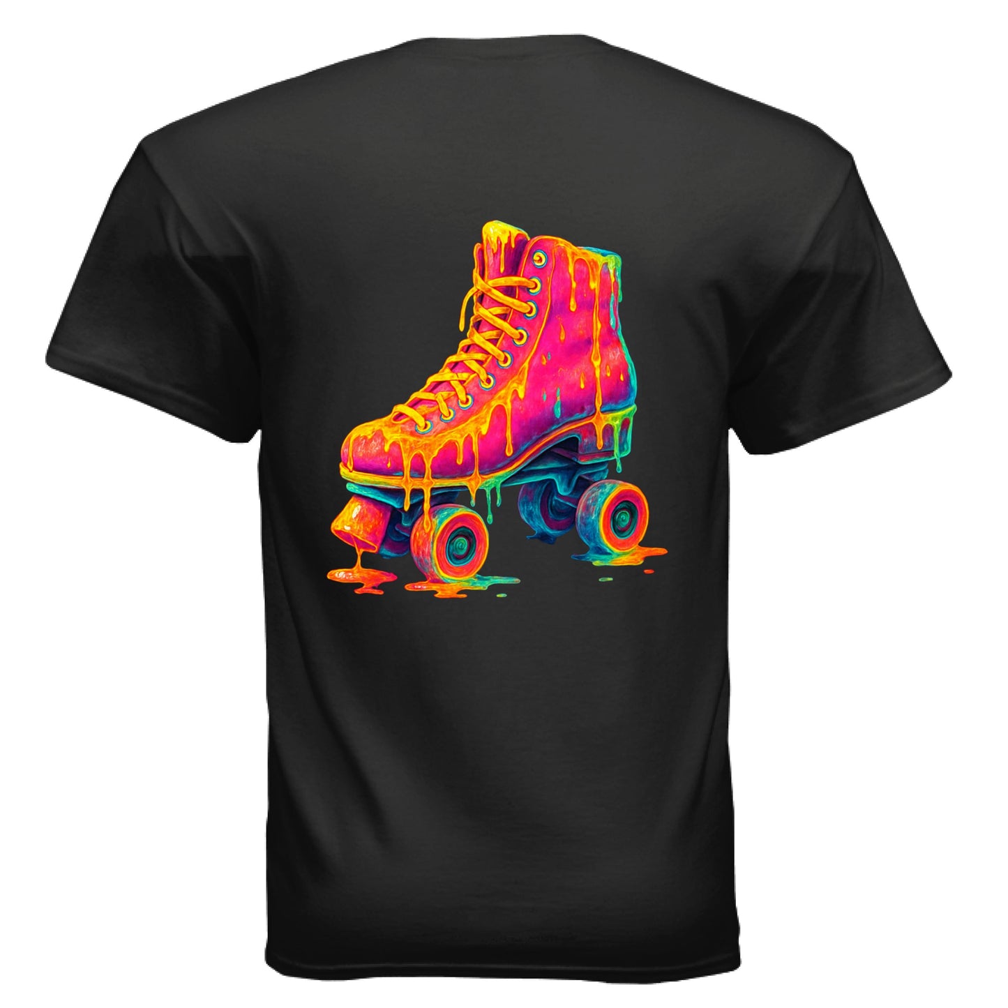 BLACK  Front/Back Print- BACK