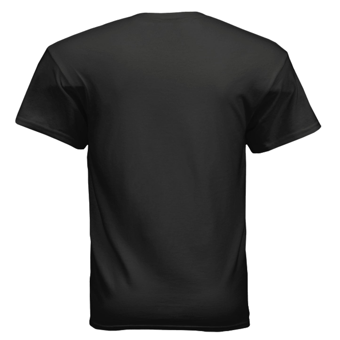 BLACK Front Print Only - BACK