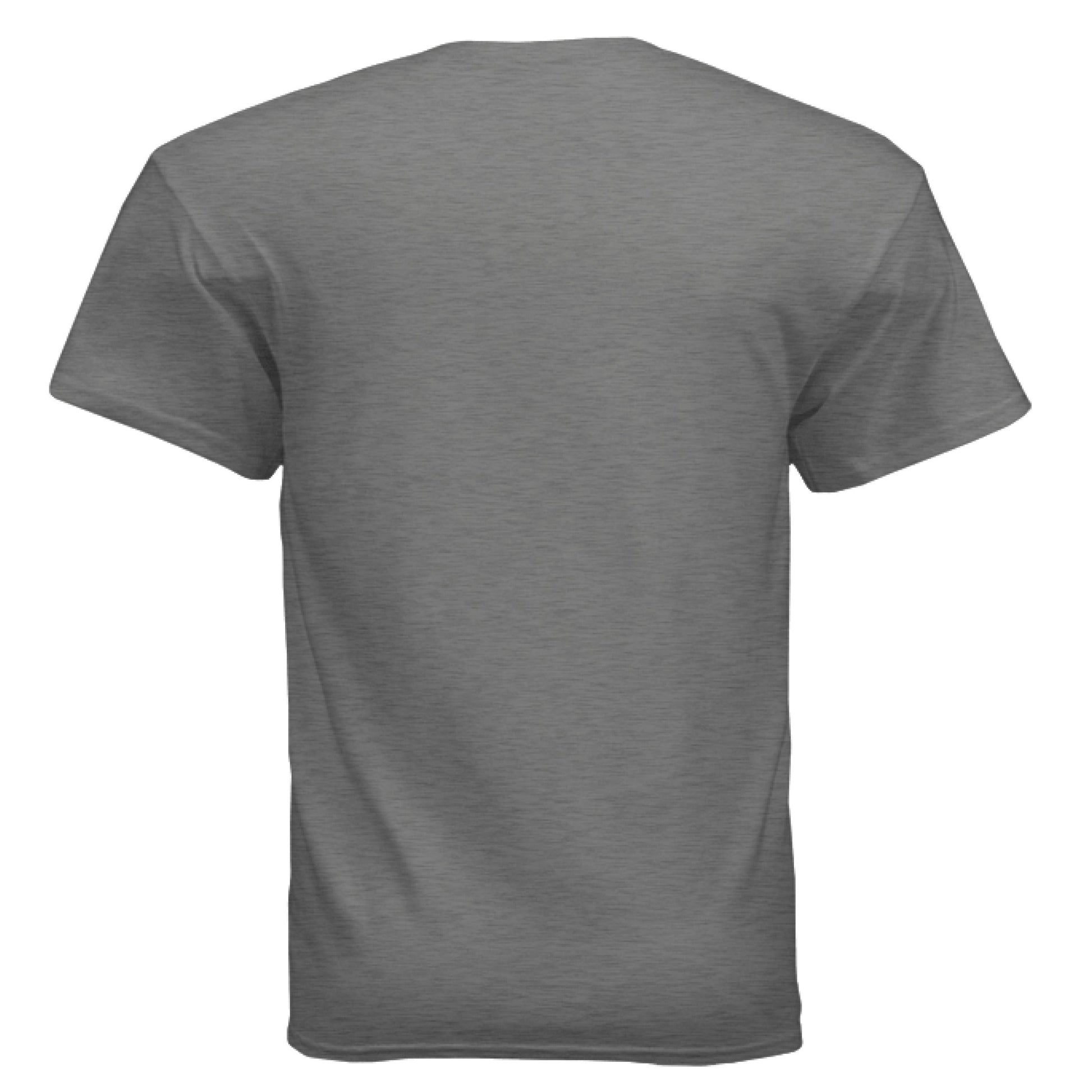 GRAPHITE HEATHER Front Print Only - BACK