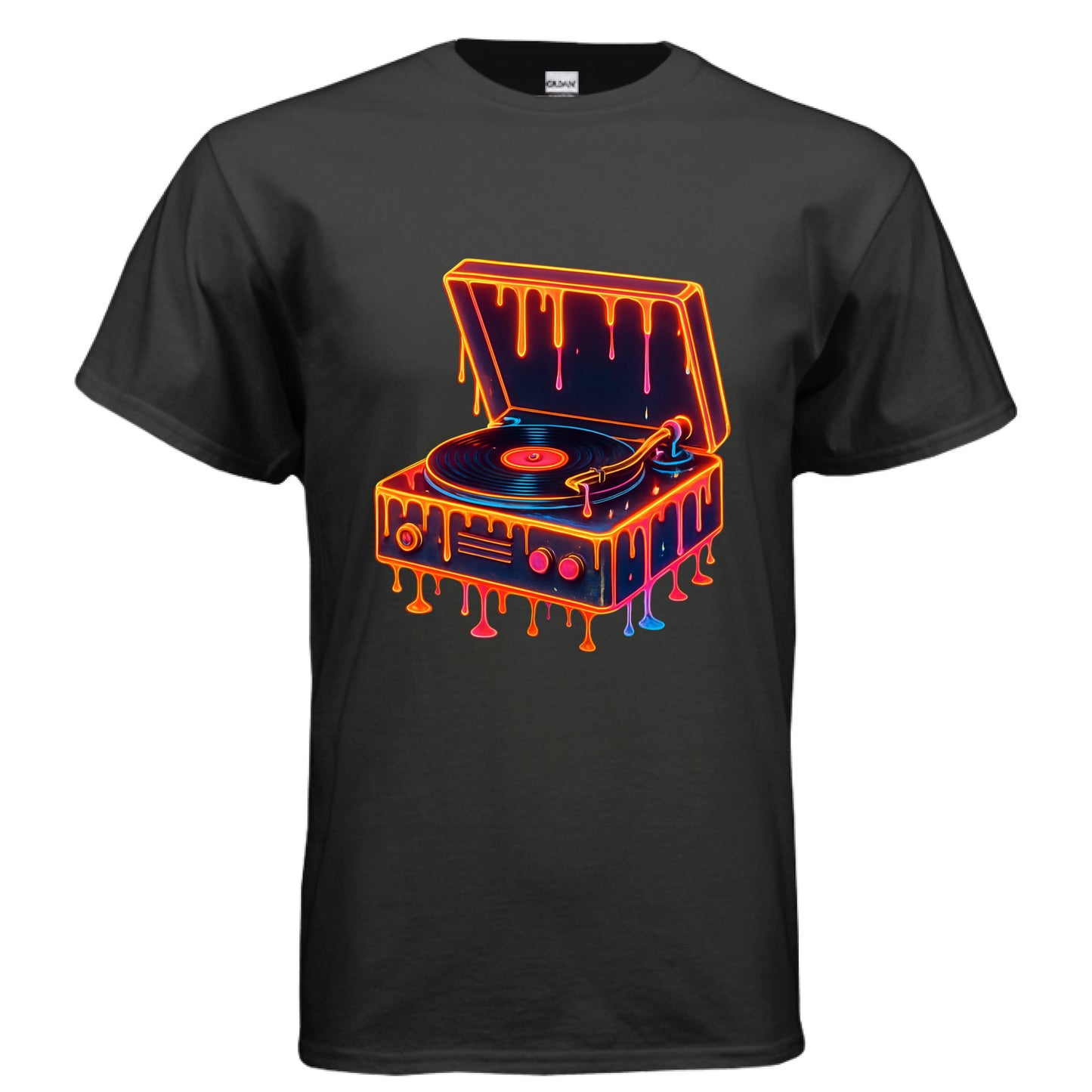 BLACK Front Print Only - FRONT