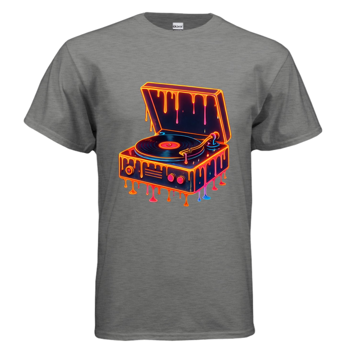 GRAPHITE HEATHER Front Print Only - FRONT