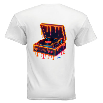 WHITE Front/Back Print  - BACK
