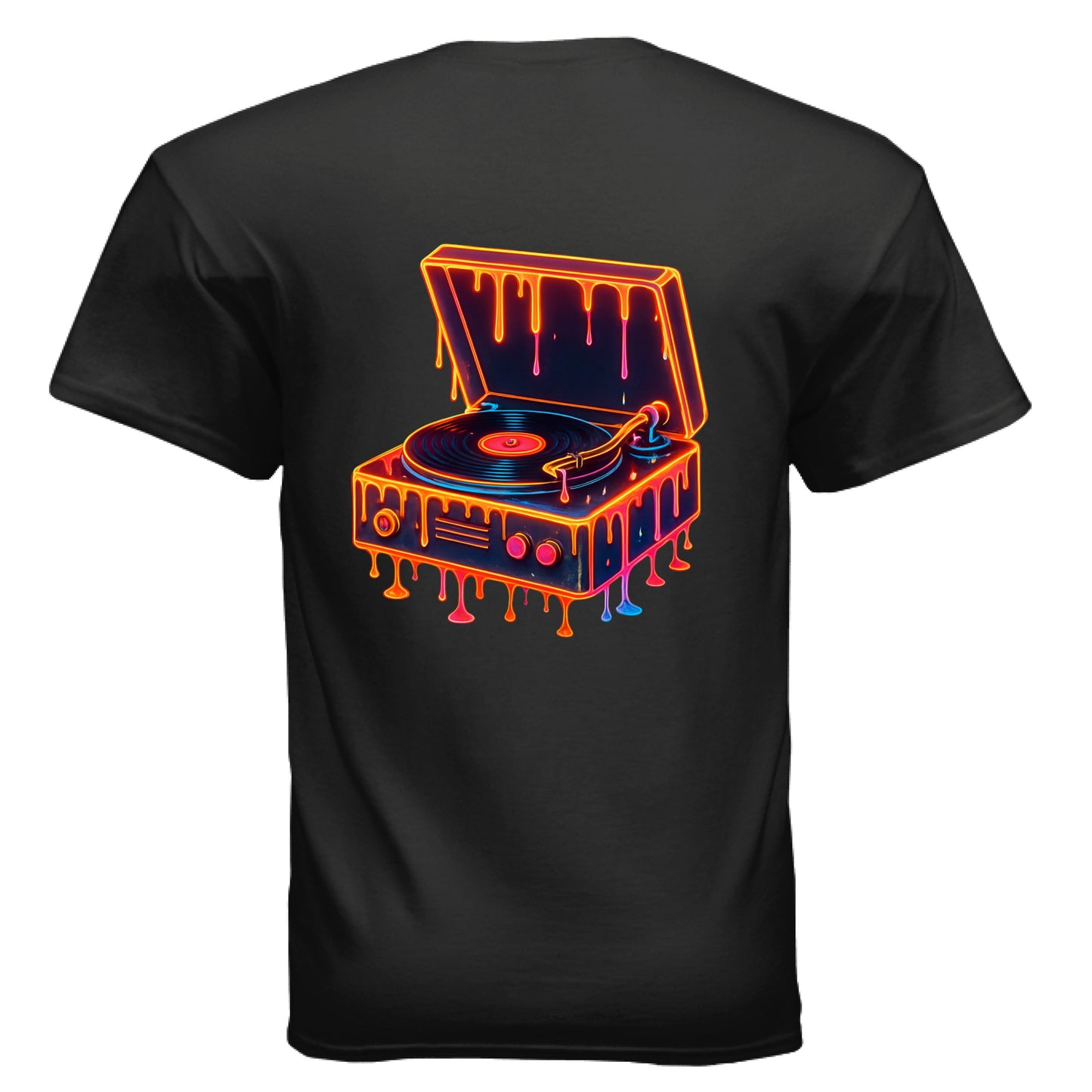 BLACK  Front/Back Print- BACK