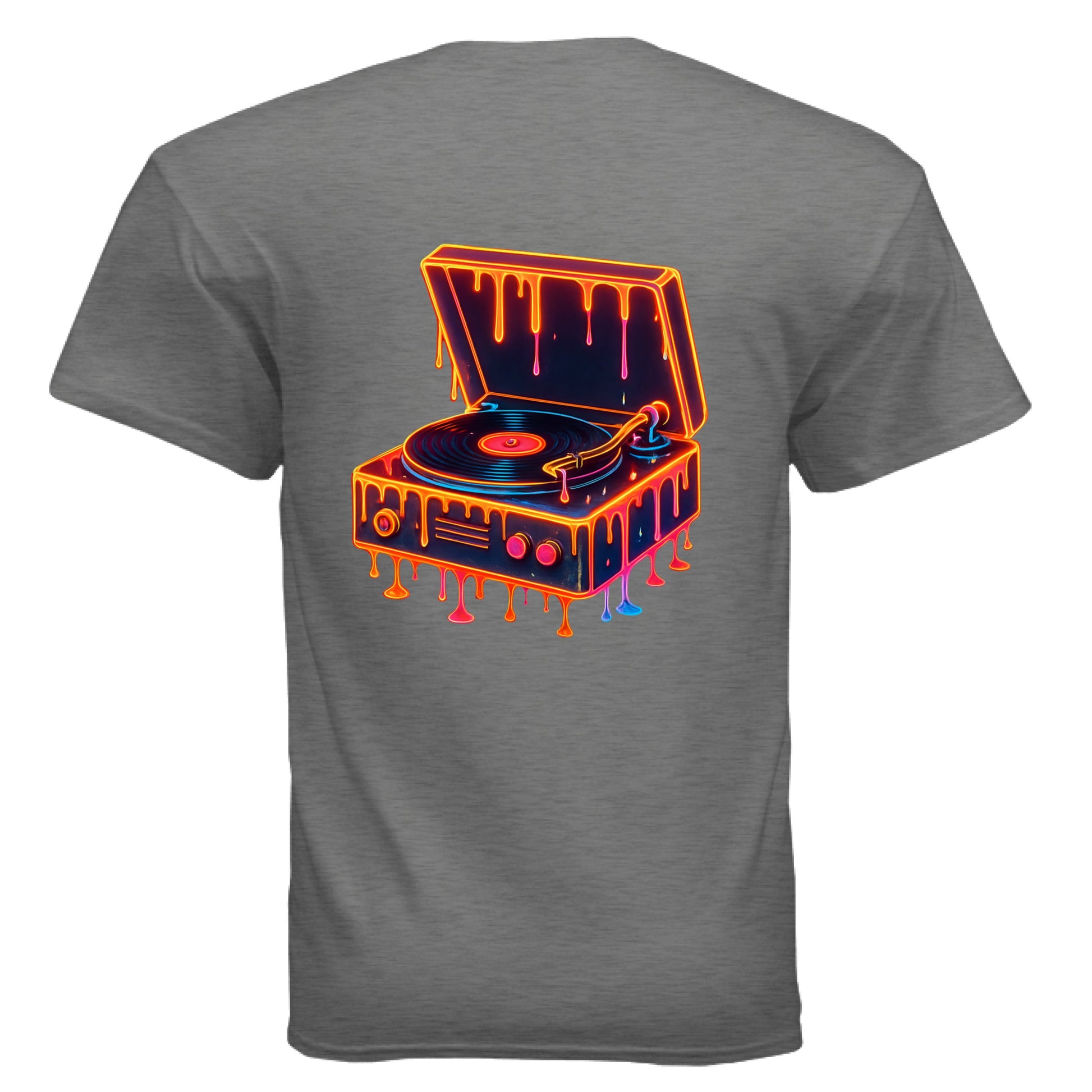 GRAPHITE HEATHER Front/Back Print - BACK