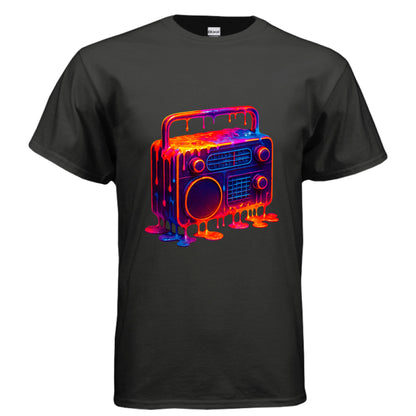 BLACK Front Print Only - FRONT