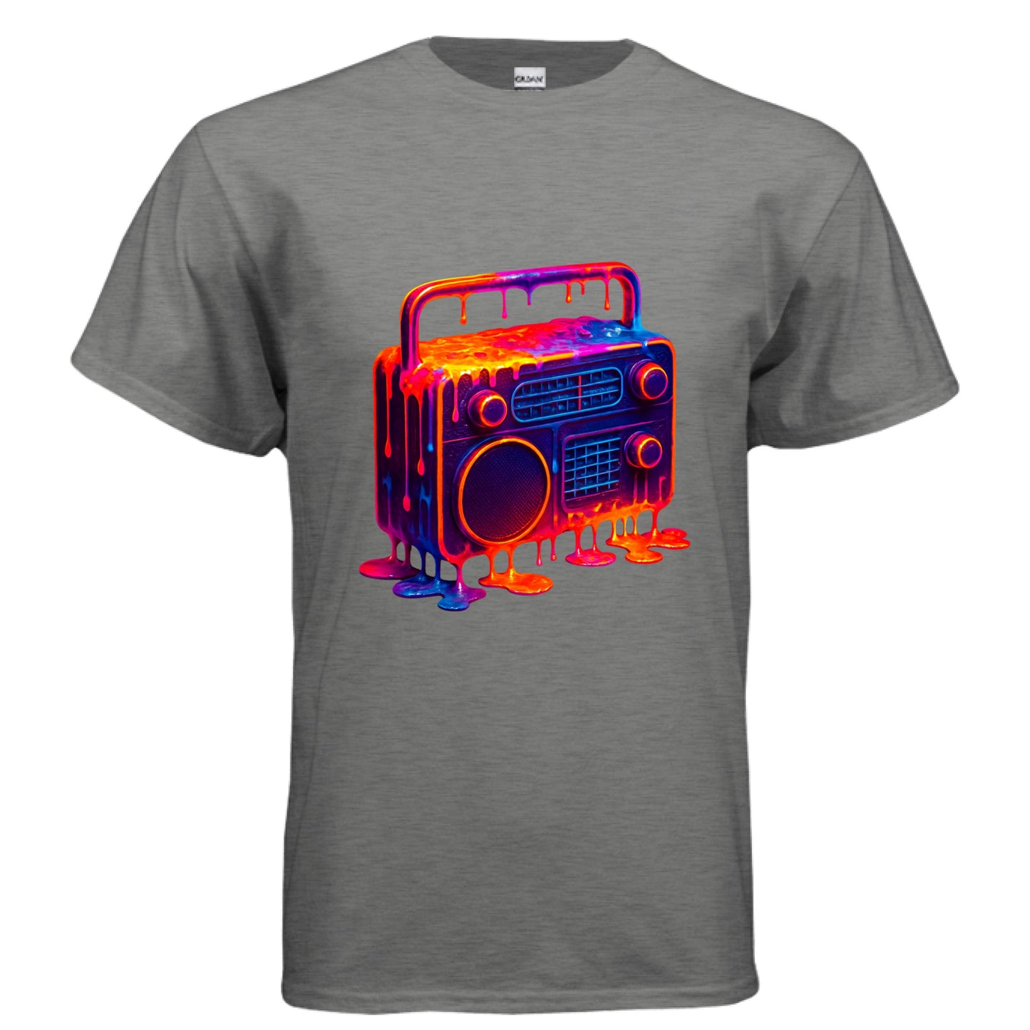 GRAPHITE HEATHER Front Print Only - FRONT