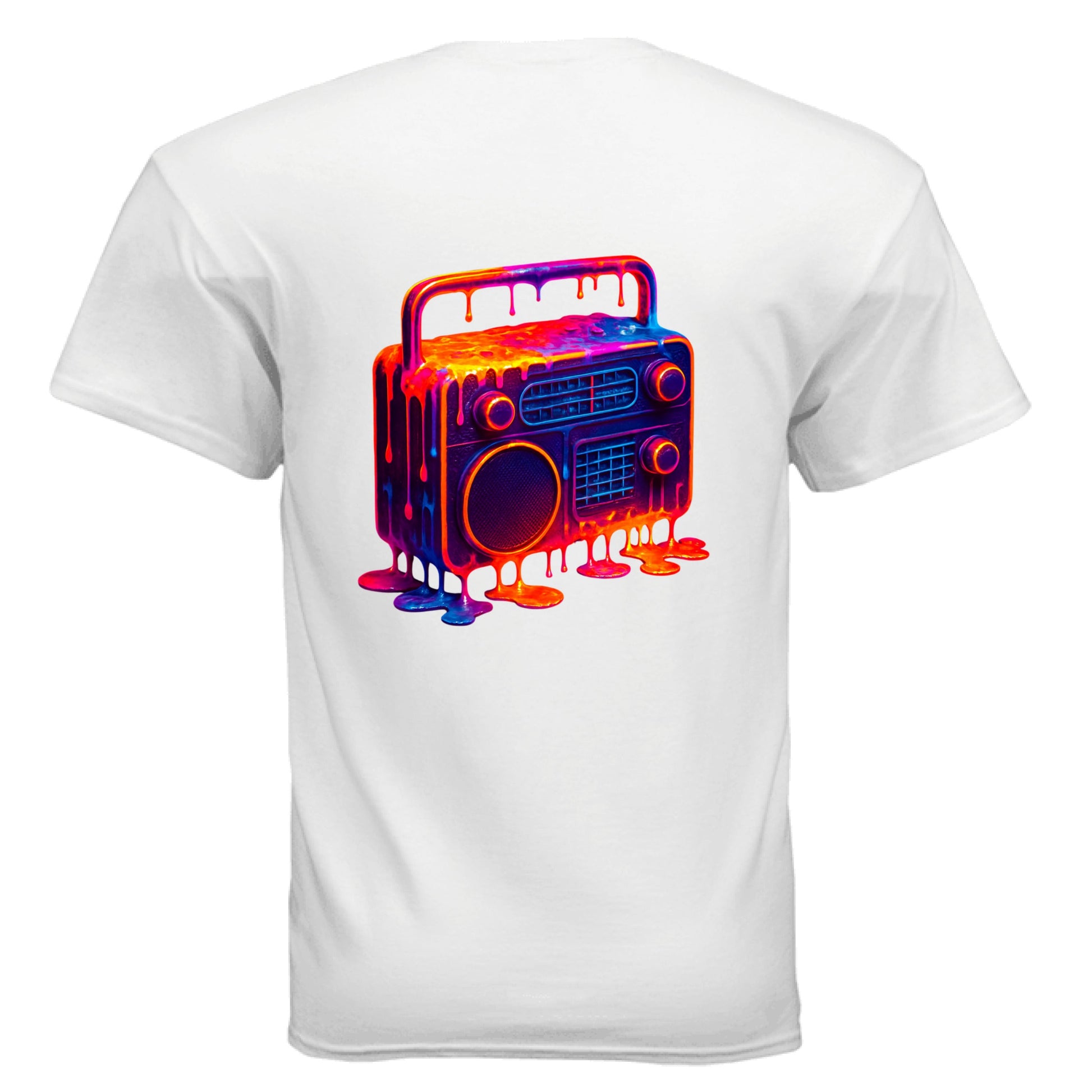 WHITE Front/Back Print  - BACK