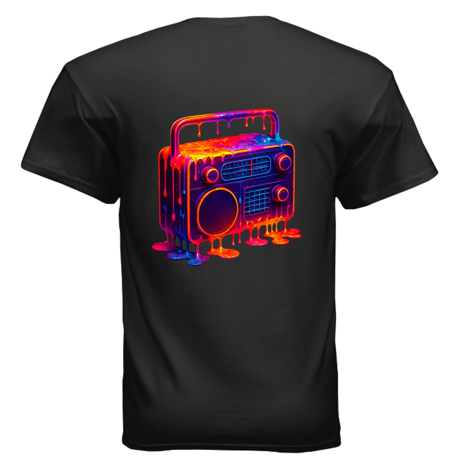 BLACK  Front/Back Print- BACK