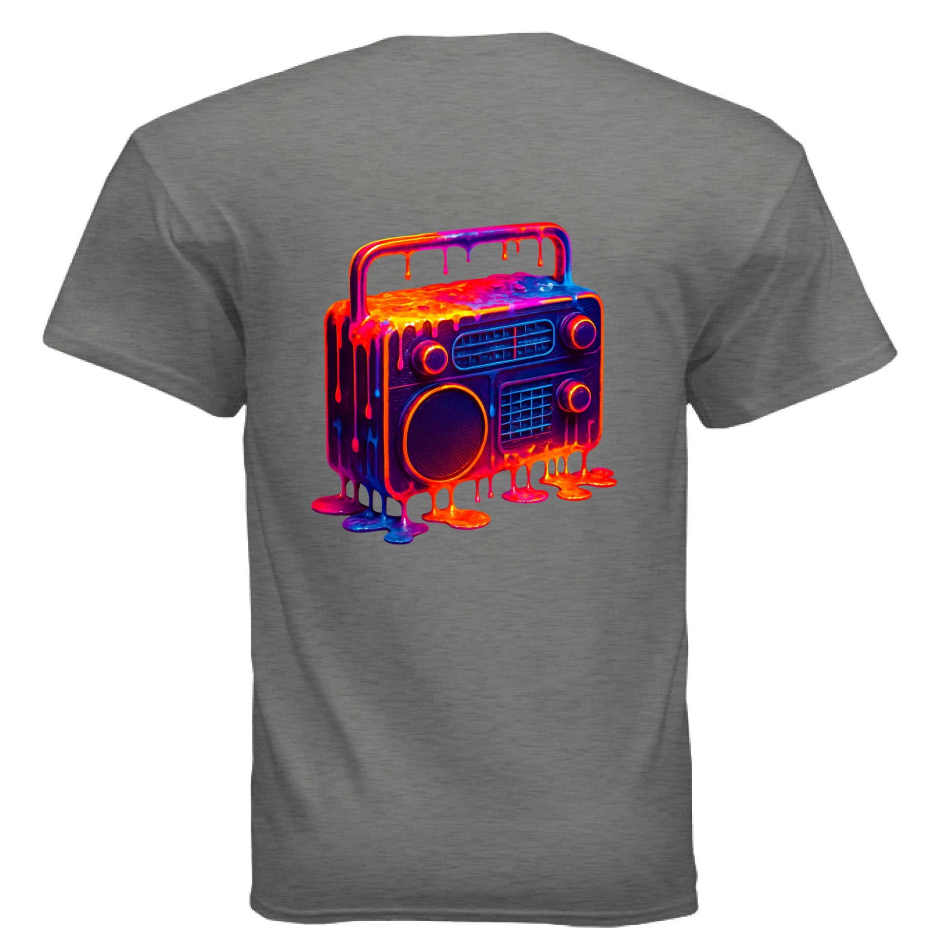 GRAPHITE HEATHER Front/Back Print - BACK