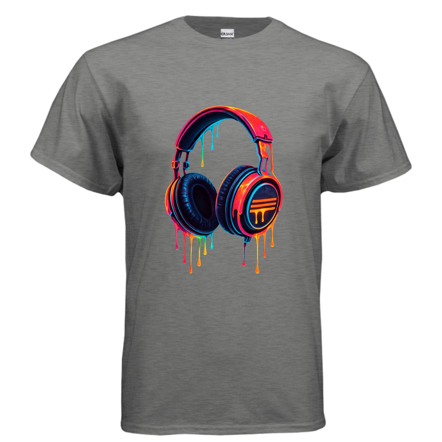 GRAPHITE HEATHER Front Print Only - FRONT