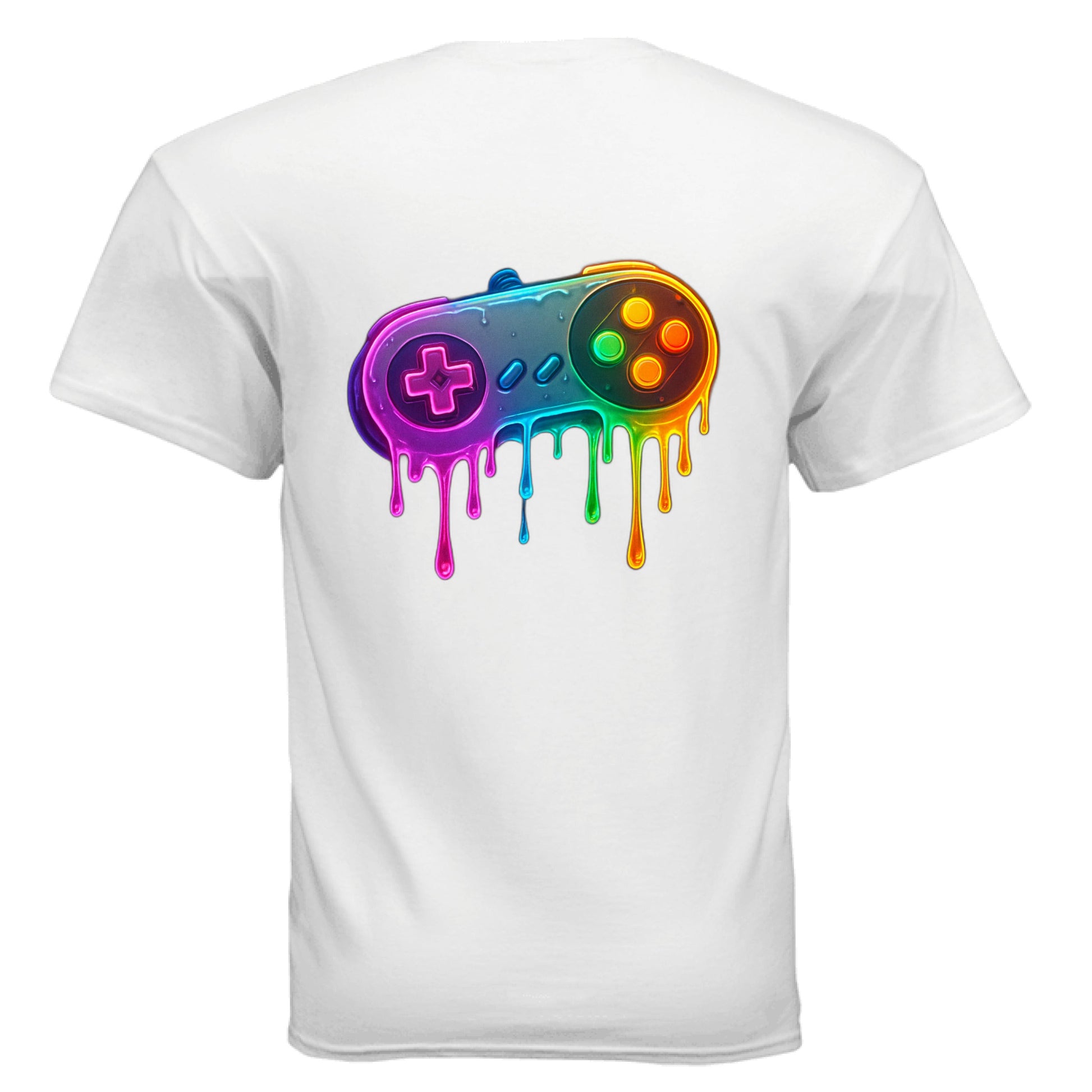 WHITE Front/Back Print  - BACK