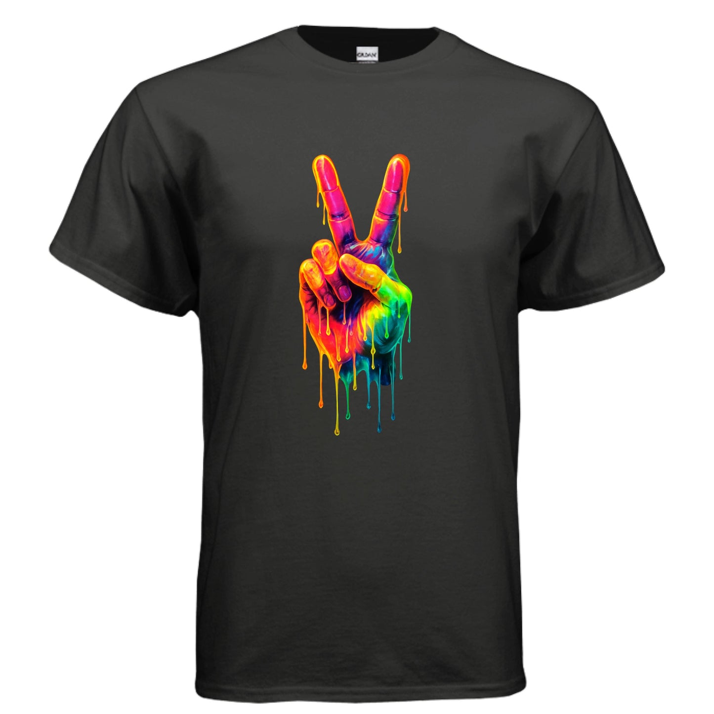 BLACK Front Print Only - FRONT