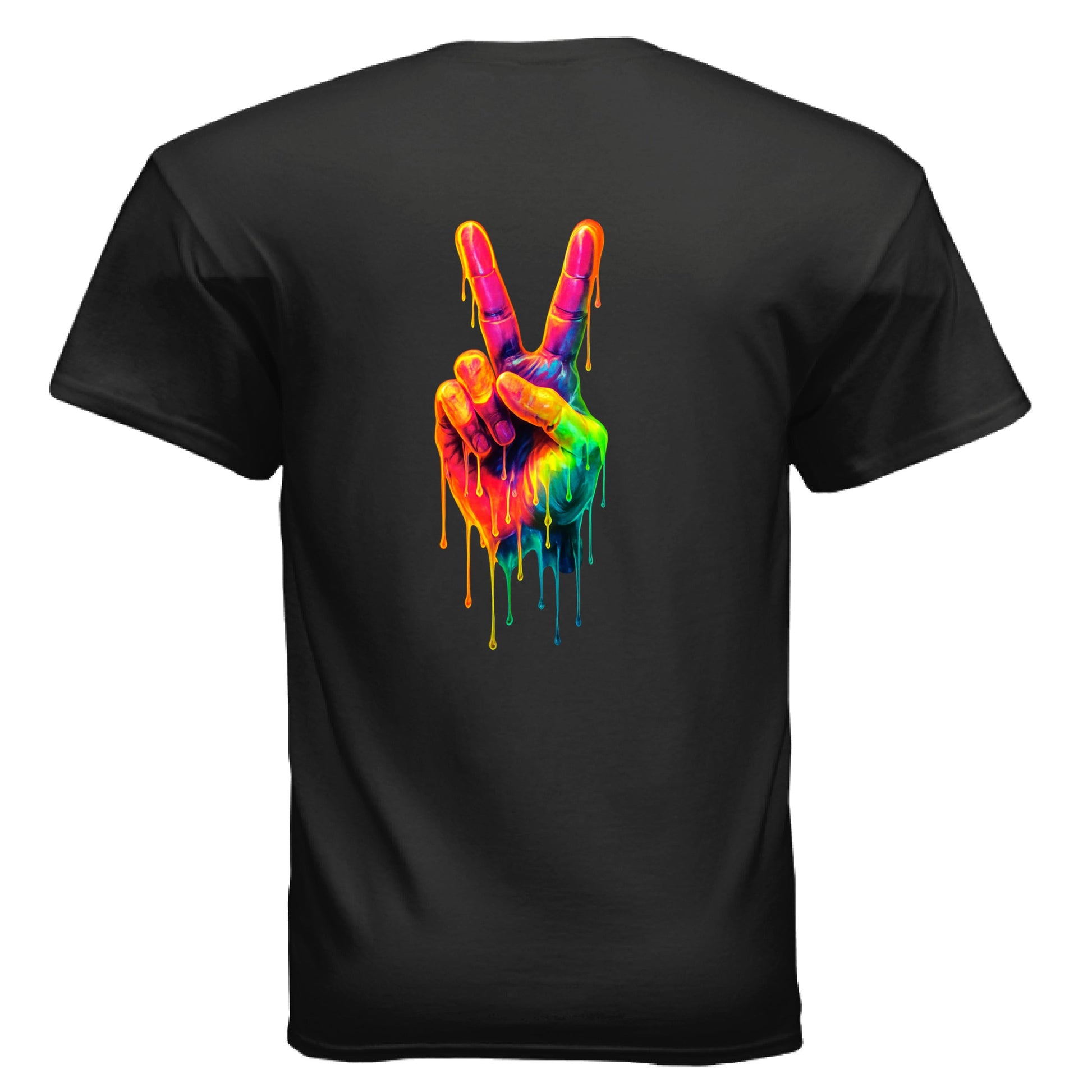 BLACK  Front/Back Print- BACK