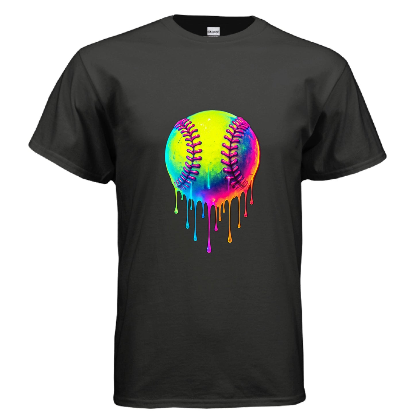 BLACK Front Print Only - FRONT